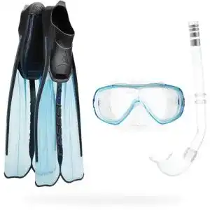 Schnorchelset Cressi Unisex Tauchset Rondinella Bag, aquamarine