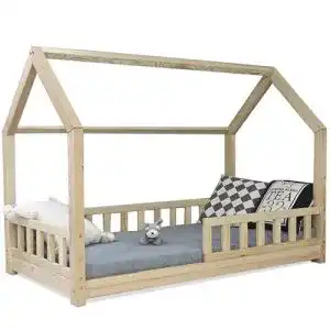 Kinderbett 90×200 Best For Kids Kinderhaus mit Rausfallschutz