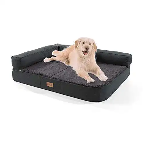 Orthopädisches Hundebett brunolie Odin Hundesofa, waschbar