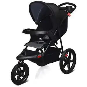 Jogger-Kinderwagen COSTWAY Jogger Buggy mit Liegefunktion