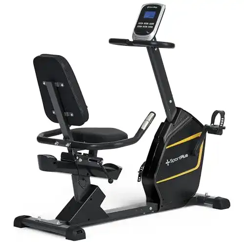 Ergometer mit App sportplus+ SportPlus Liege-Steuerung