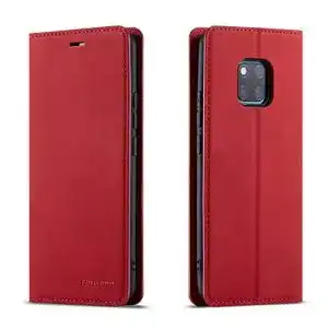 Huawei-Mate-20-Pro-Hülle QLTYPRI dünne Ledertasche