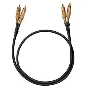 Oehlbach-Cinch-Kabel Oehlbach NF 1 Master 100, 1 m, schwarz