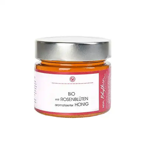 Blütenhonig von Blythen BIO Rosenblüten Honig, flüssig, mild