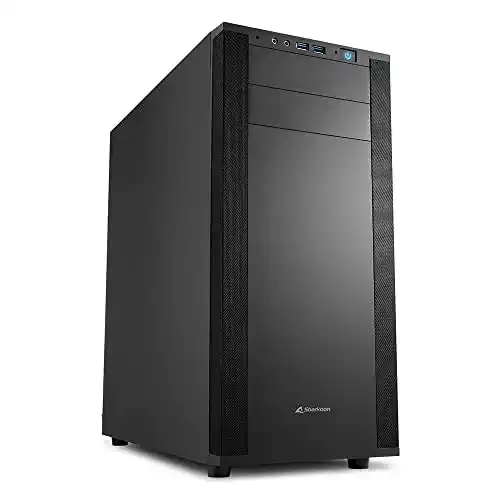Die beste Sharkoon-Gehäuse Sharkoon M25-V PC-Gehäuse schwarz 2026 Test Bestseller Sharkoon-Gehäuse Sharkoon M25-V PC-Gehäuse schwarz