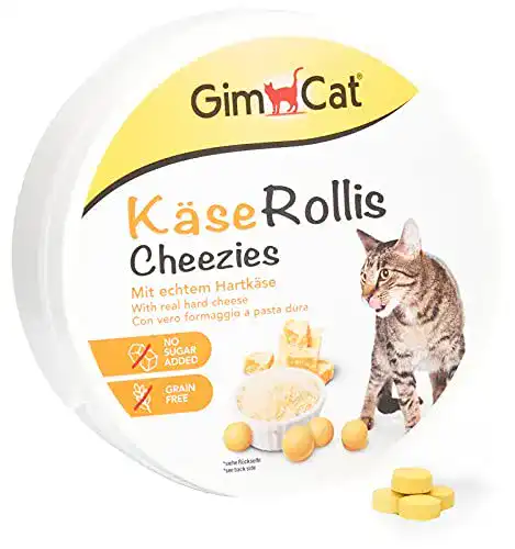 Katzenleckerlies GimCat Käse Rollis – Getreidefrei und vitaminreich