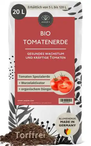 Bio-Erde Jasker’s Bio Tomatenerde 20 L ● Erde für Tomaten (20l)