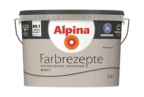 Wandfarbe Grau Alpina Farben GmbH Alpina Farbrezepte, 2,5 L
