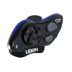 Motorrad-Headset LEXIN FT4Pro Helm Intercom mit Scheinwerfer