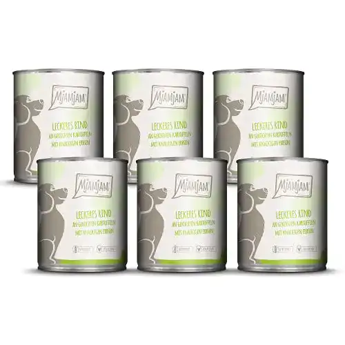 Die beste MjAMjAM-Hundefutter MjAMjAM leckeres Rind, 6 x 800 g 2026 Test Bestseller MjAMjAM-Hundefutter MjAMjAM leckeres Rind, 6 x 800 g