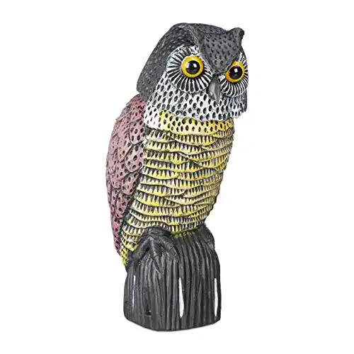 Taubenschreck Relaxdays Vogelschreck Eule, mit Wackelkopf