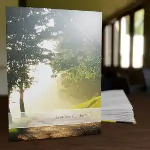 Kondolenzbuch trauerdruckportal.de Waldweg Hardcover DIN A4