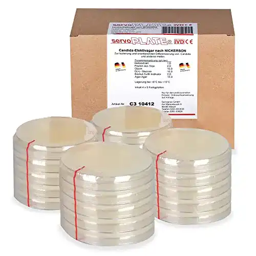 Petrischalen Servoplate C3 10413 Sabouraud 2% Glucose Agar