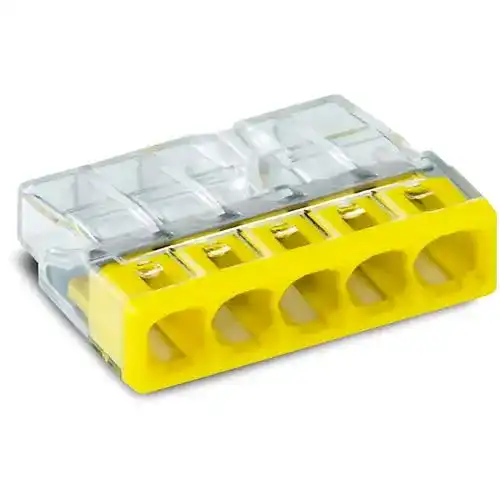 Wago-Klemmen Wago ® Klemme, 5-Leiter, Verbindungsdosen
