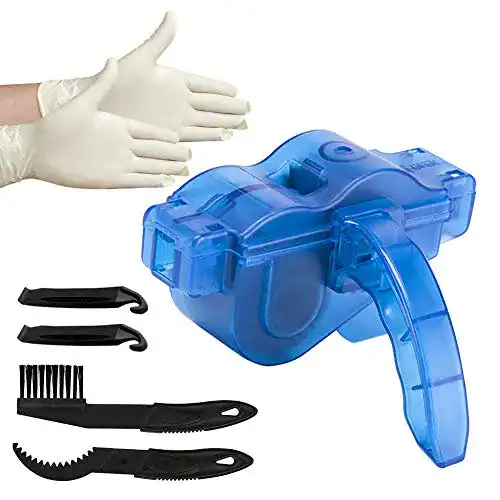Kettenreinigungsgerät XCOZU Fahrrad Kettenreiniger Kit, Set