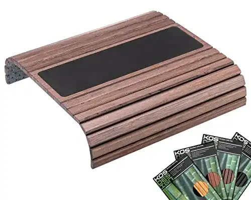 Sofatablett Kos Design Bambus Holz Sofatisch für Armlehne