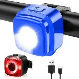 Fahrradbeleuchtung Antimi Fahrradlicht Led Set 2 Licht-Modi