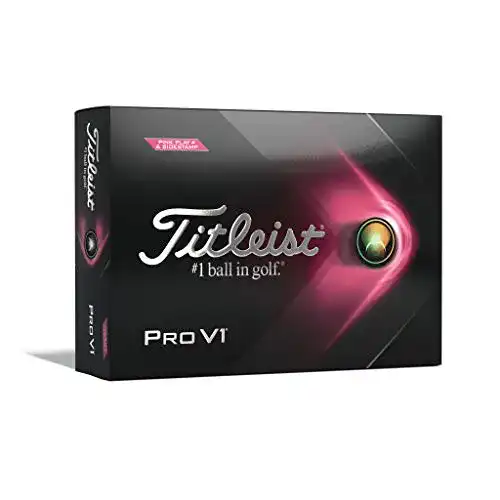 Titleist-Golfbälle Titleist Pro V1 Golfball, Damen, Rosa, Standard