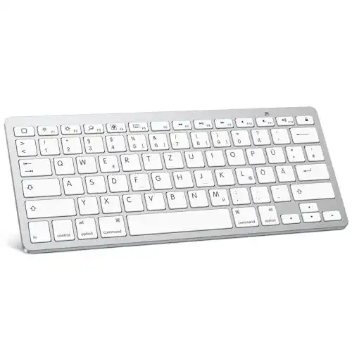 iPad-Tastatur OMOTON deutsche Bluetooth Tastatur für iPad