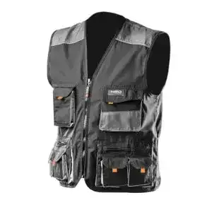 Arbeitsweste NEO TOOLS Weste Größen S-XXL Grau/Schwarz