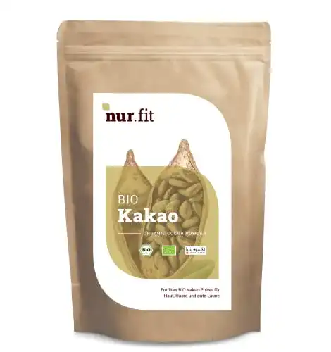 Bio-Kakaopulver Nurafit nur.fit BIO Kakaopulver 500g
