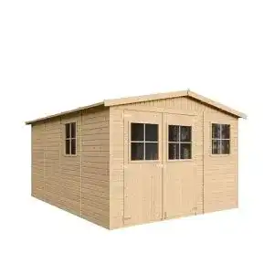 Gartenhaus TIMBELA Holz Gartenschuppen – Abstellkammer