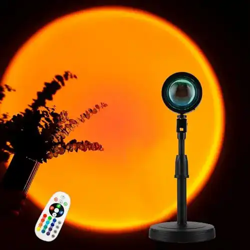 Sunset-Lampe GTTFAE Dimmerabile Sunset Lamp 16 Colori La Testa