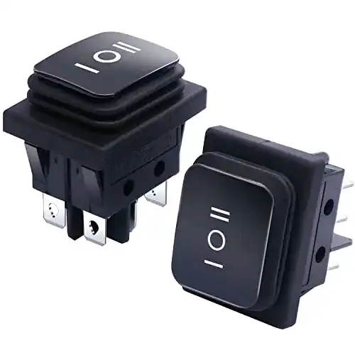 Die beste Kippschalter Taiss 2 Stück Schwarz wasserdicht 16A 250 V 20A 2026 Test Bestseller Kippschalter Taiss 2 Stück Schwarz wasserdicht 16A 250 V 20A