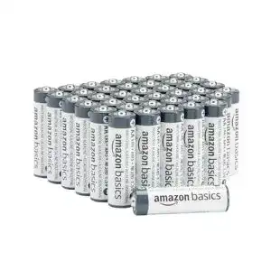 Batterie Amazon Basics AA Industrie Alkalin, 40er Pack
