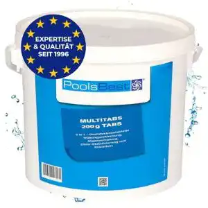 Chlortabletten (Pool) POOLSBEST ® 5 kg Chlor Multitabs 5 in 1