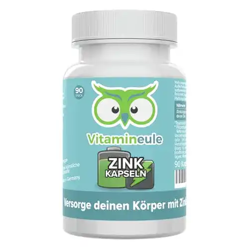 Zink Vitamineule Kapseln – 25 mg – hochdosiert & vegan