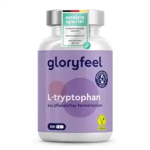 Melatonin-Kapseln gloryfeel L-Tryptophan 500mg, 240 Kapseln