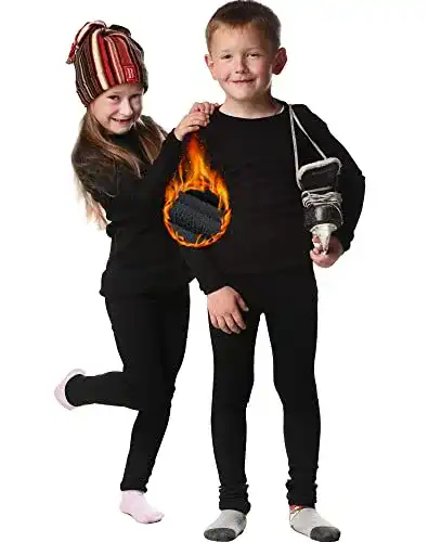 Funktionsunterwäsche Kinder HOPLYNN Thermounterwäsche Set