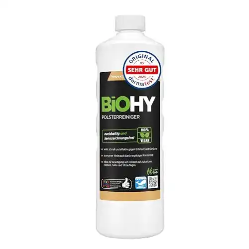 Die beste Polsterreiniger BiOHY Spezial Polsterreiniger (1l Flasche) | 2026 Test Bestseller Polsterreiniger BiOHY Spezial Polsterreiniger (1l Flasche) |