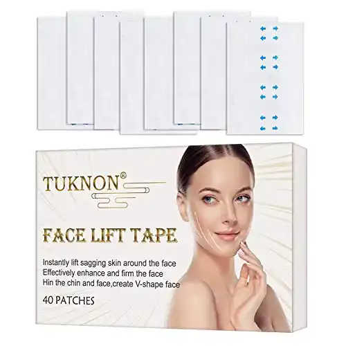 Die beste Tape für Gesicht TUKNON Facelifting Aufkleber, 40 PC 2026 Test Bestseller Tape für Gesicht TUKNON Facelifting Aufkleber, 40 PC