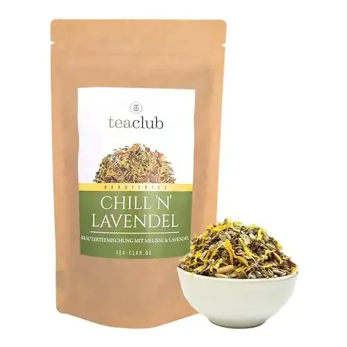 Lavendeltee TeaClub Lavendel Kräutertee Mischung Lose 100g