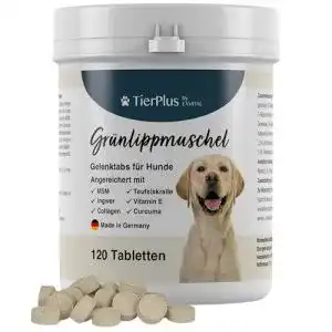 Gelenktabletten für Hunde EXVital TierPlus mit Grünlippmuschel
