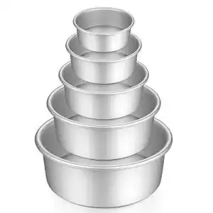 Backform Gesentur Kuchenform Rund Set, 5 Größen