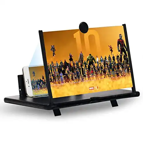 Handy-Lupe KONGMING 12 Zoll Vergrößerungsglas 3D Screens