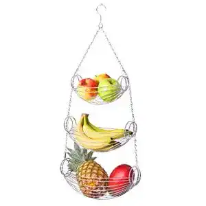 Etagere WENKO Küchenampel Triago, 3 Etagen, verchromt