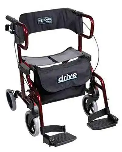 Rollator-Rollstuhl-Kombination Drive Medical Drive Rollator