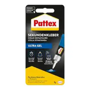 Sekundenkleber Pattex Ultra Gel, extra stark & flexibel, 3g