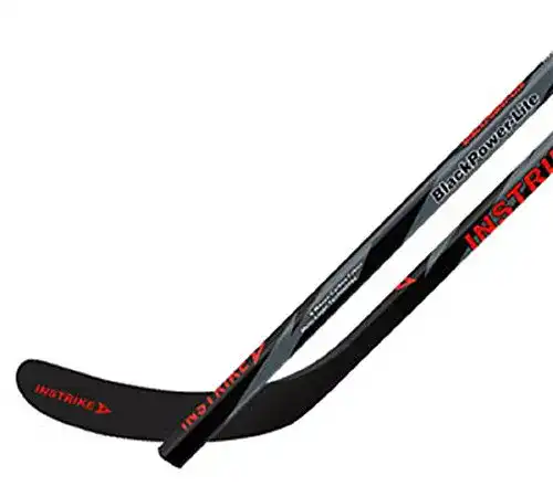 Eishockeyschläger Instrike BlackPower Lite Schläger Senior 77 Flex