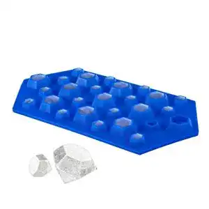 Eiswürfelform FuKiPro Funky Kitchen Products Diamant, Silikon