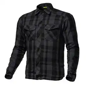 Motorradjacke SHIMA RENEGADE BLACK, Motorrad Lumberjack