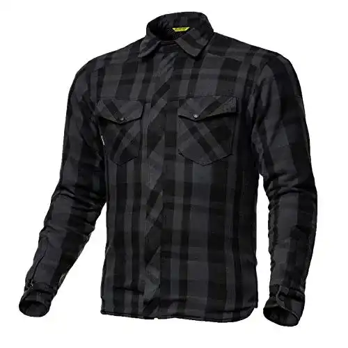 Motorradjacke SHIMA RENEGADE BLACK, Motorrad Lumberjack