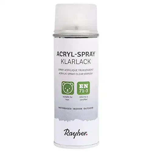Klarlack Holz Rayher Hobby 34146000 Acryl Spray Klarlack, 200 ml