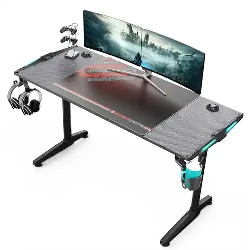 Die beste Gaming-Tisch höhenverstellbar EUREKA ERGONOMIC mit LED 2026 Test Bestseller Gaming-Tisch höhenverstellbar EUREKA ERGONOMIC mit LED