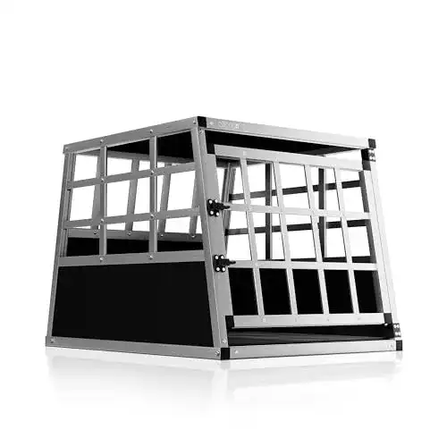 Hundetransportbox Alu Cadoca Hundetransportbox M robust