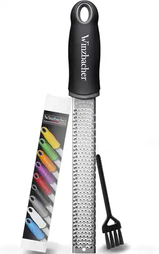 Zester-Reibe Winzbacher ® Edelstahl Klinge, inkl. Schụtz